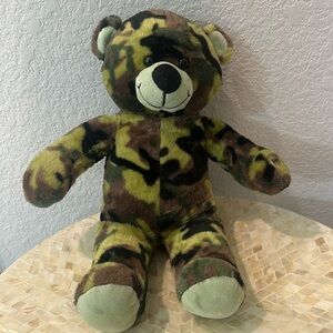 Camo teddy bear